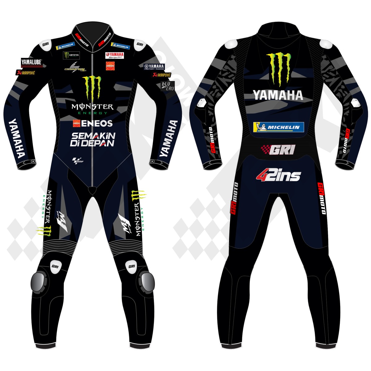 Alex Rins Yamaha Monster Energy Motogb 2024 Men Motorbike Racing Leather Suit; professional motorbike racing suit; men's protective leather suit; motorbike suit with armor; motorcycle racing suit with protection; durable leather racing suit; custom fit motorbike suit; motorcycle racing gear for men; perforated leather racing suit; men's racing leather gear; track racing leather suit; men's leather motorcycle suit; protective leather suit for bikers; full-body leather racing suit for men