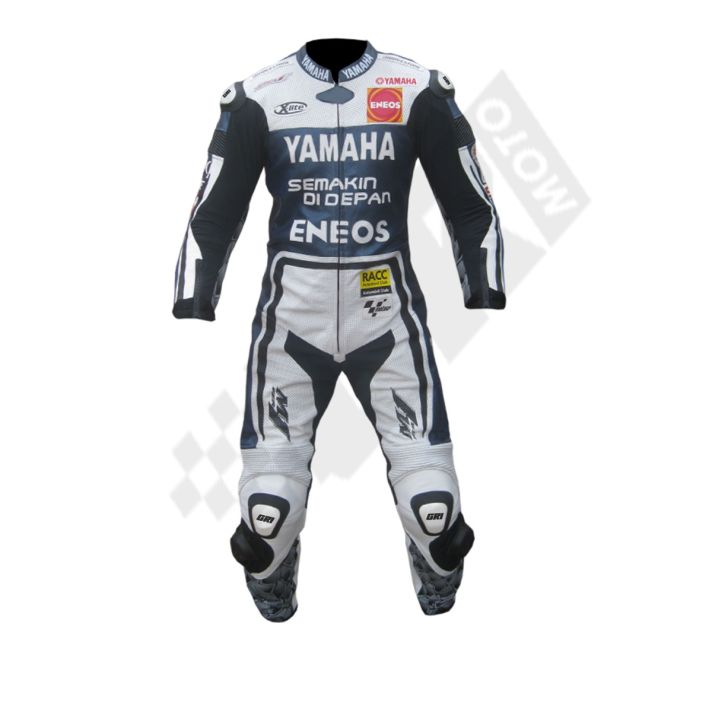 Jorge Lorenzo Yamaha Mugello Race Motogp 2014 Men Motorbike Racing Leather Suit